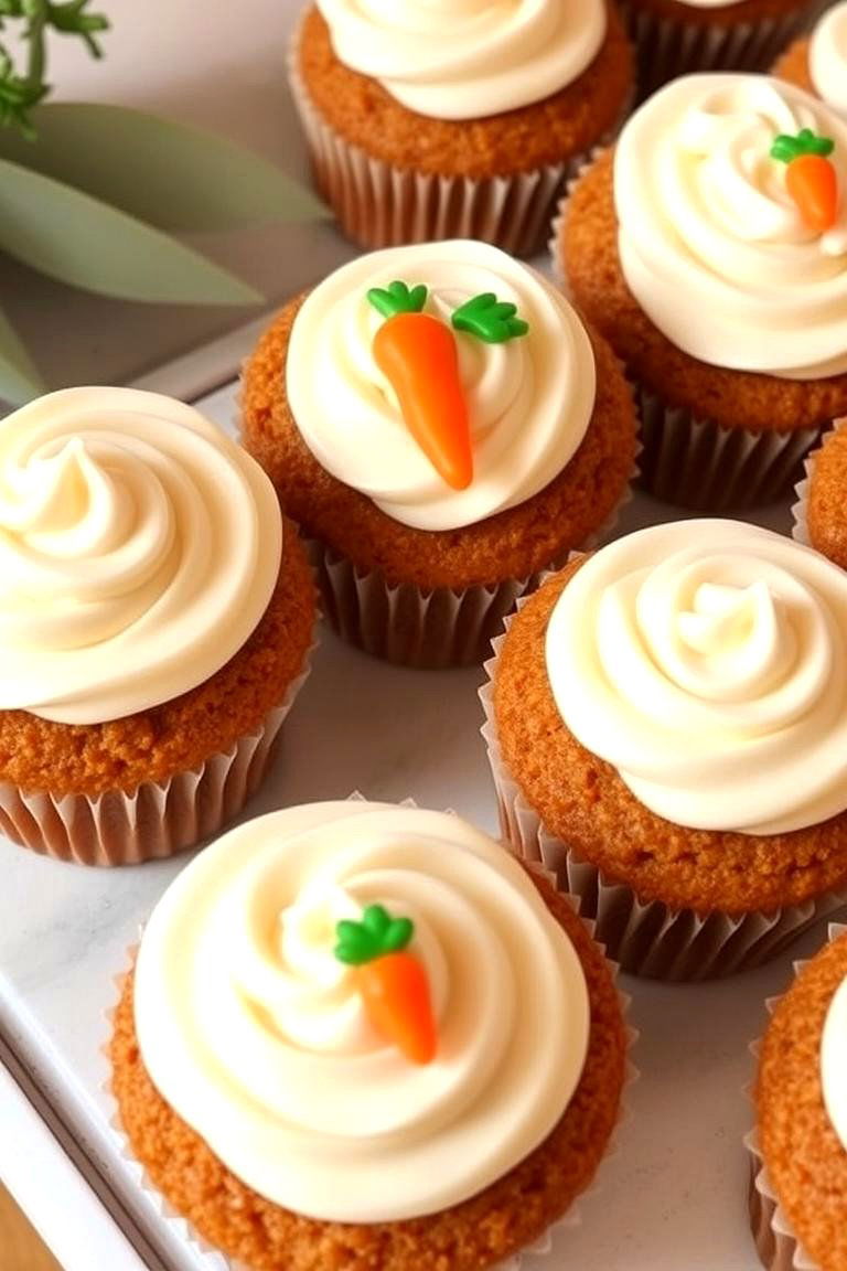 Hearty Carrot Cake Delight - 24 Wedding Cupcake Ideas