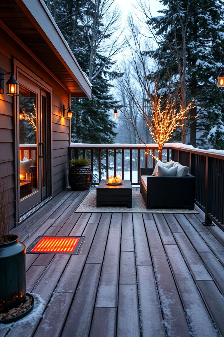 Heated Decking Comfort - 24 Deck Flooring Ideas
