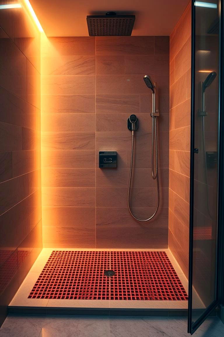 Heated Floor Luxury Shower - 24 Luxury Shower Ideas