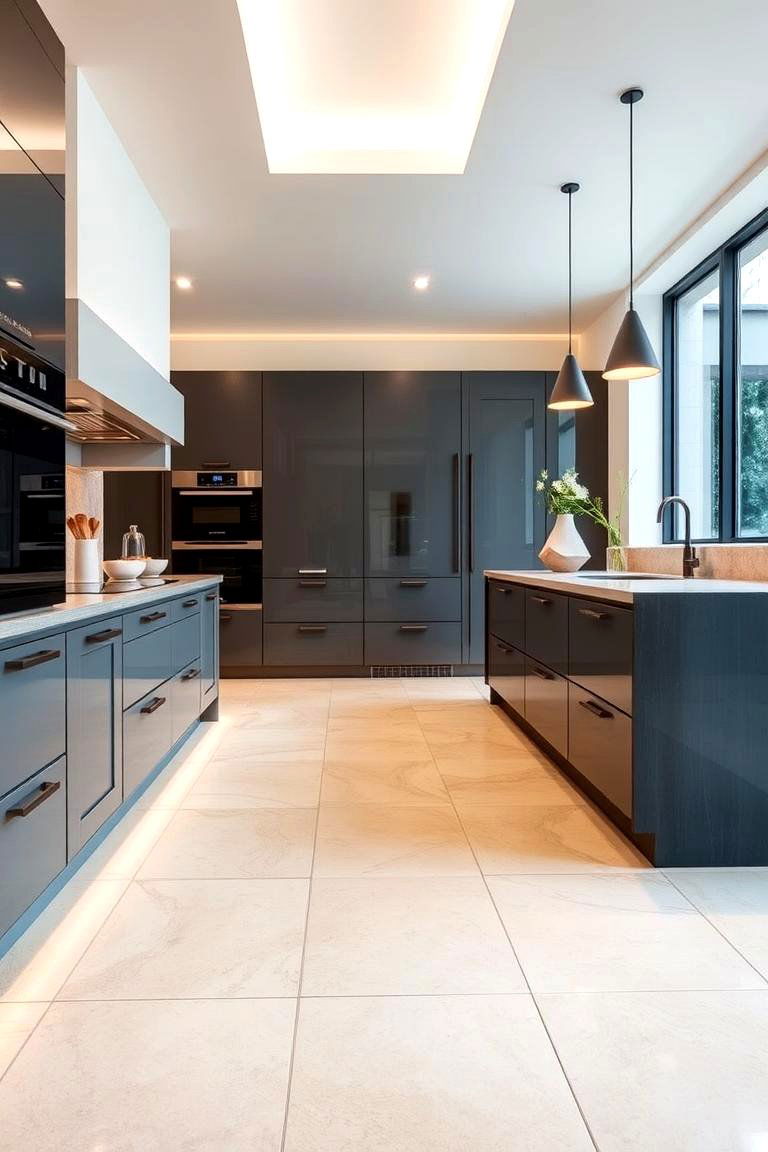 Heated Floor Tiles for Comfort - 24 Kitchen Floor Tile Ideas