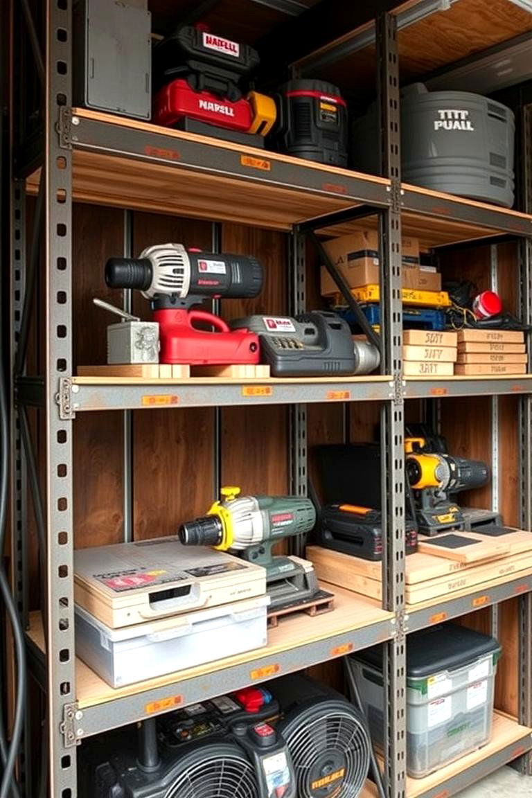 Heavy Duty Industrial Shelving - 24 Shed Shelving Ideas