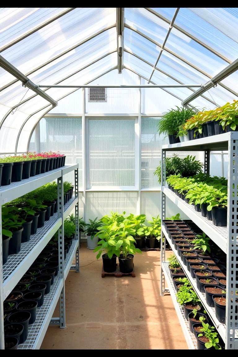 Heavy Duty Plastic Shelving - 24 Greenhouse Shelving Ideas