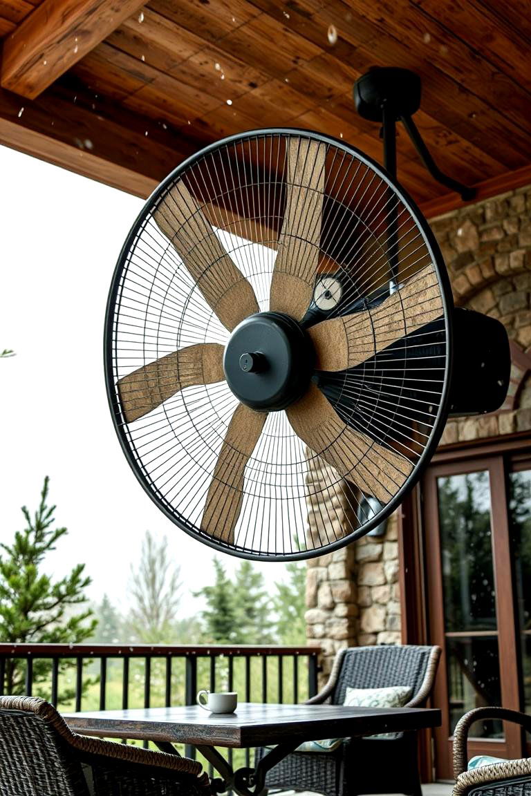 Heavy Duty Windproof Fan - 24 Patio Fan Ideas