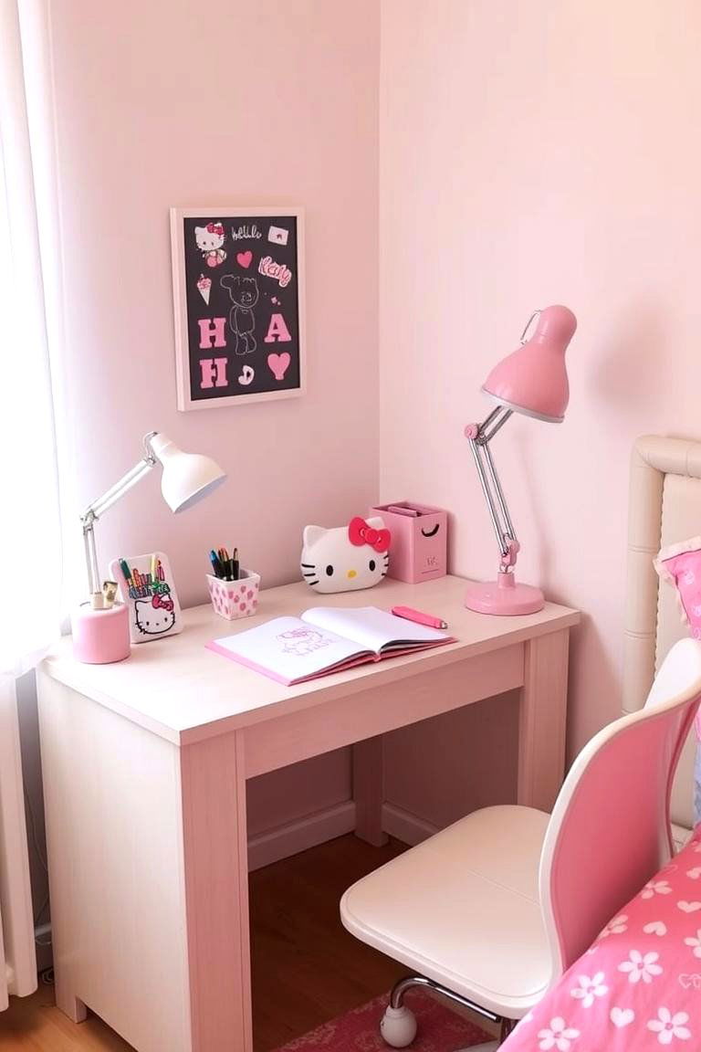Hello Kitty Themed Desk Accessories - 24 Hello Kitty Bedroom Ideas