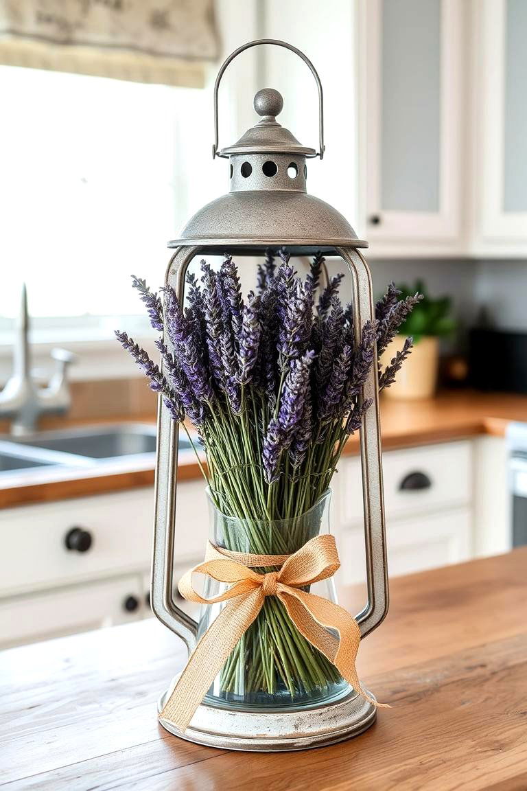 Herb Filled Lanterns - 24 Lantern Decor Ideas
