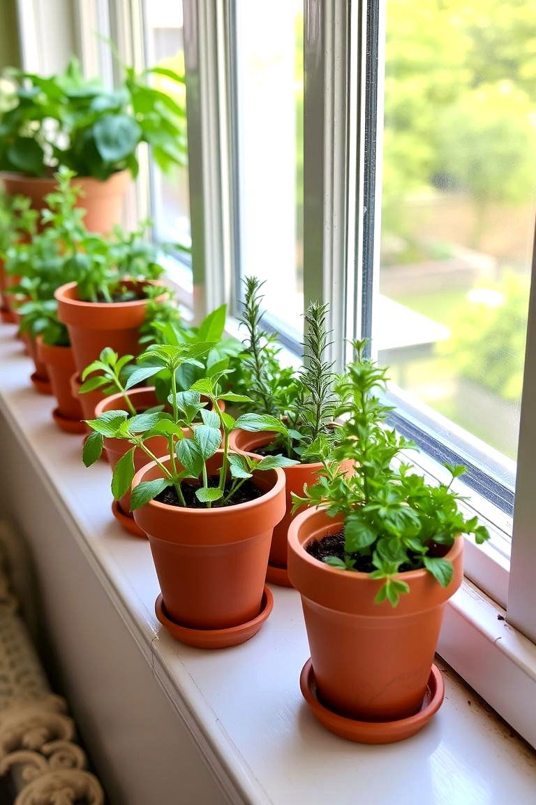 Herb Garden Garnish - 24 Home Bar Ideas On A Budget