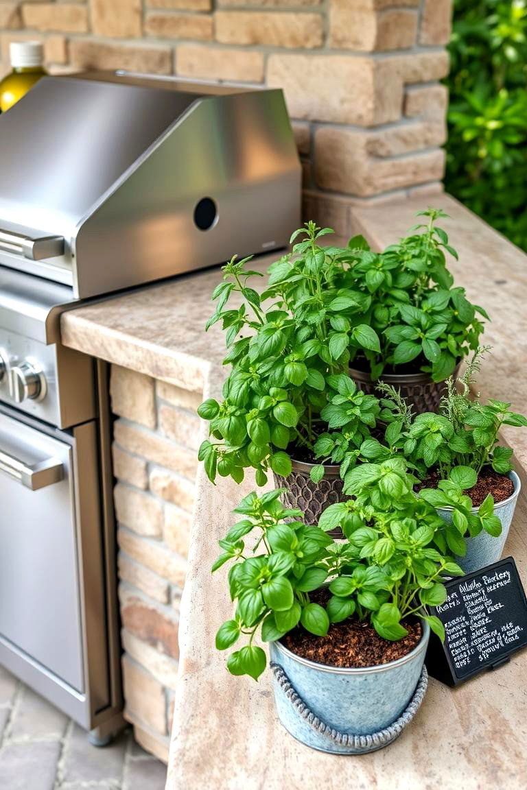 Herb Garden Integration - 24 Summer Kitchen Ideas