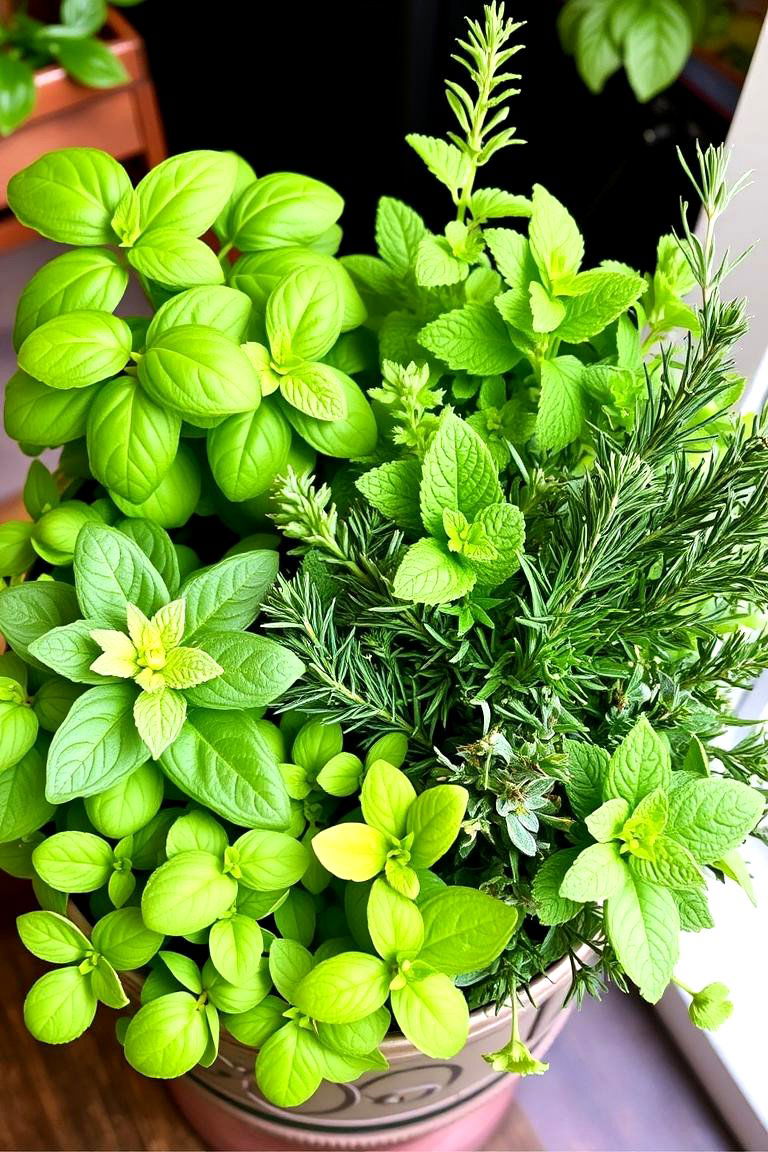 Herb Garden Medley Centerpiece - 24 Garden Centerpiece Ideas