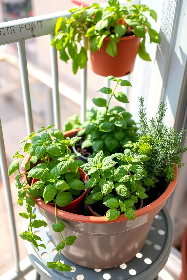 Herb Garden in Containers - 24 Nursery Garden Ideas