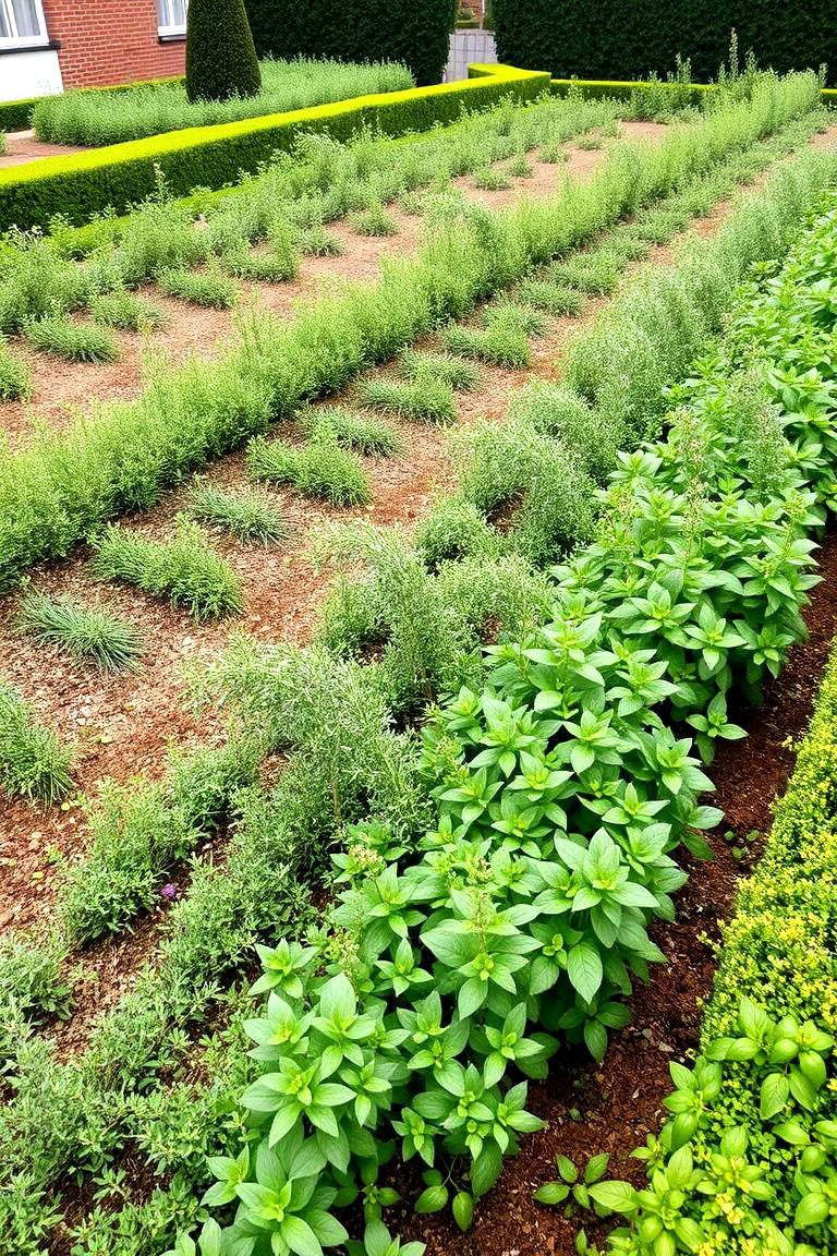 Herb Garden in Formal Design - 24 Formal Garden Ideas