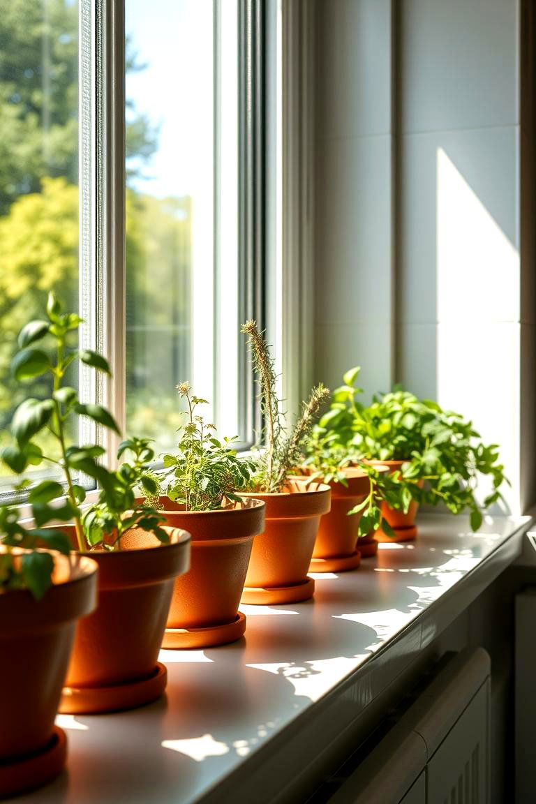 Herb Garden in the Kitchen - 24 Indoor Garden Ideas