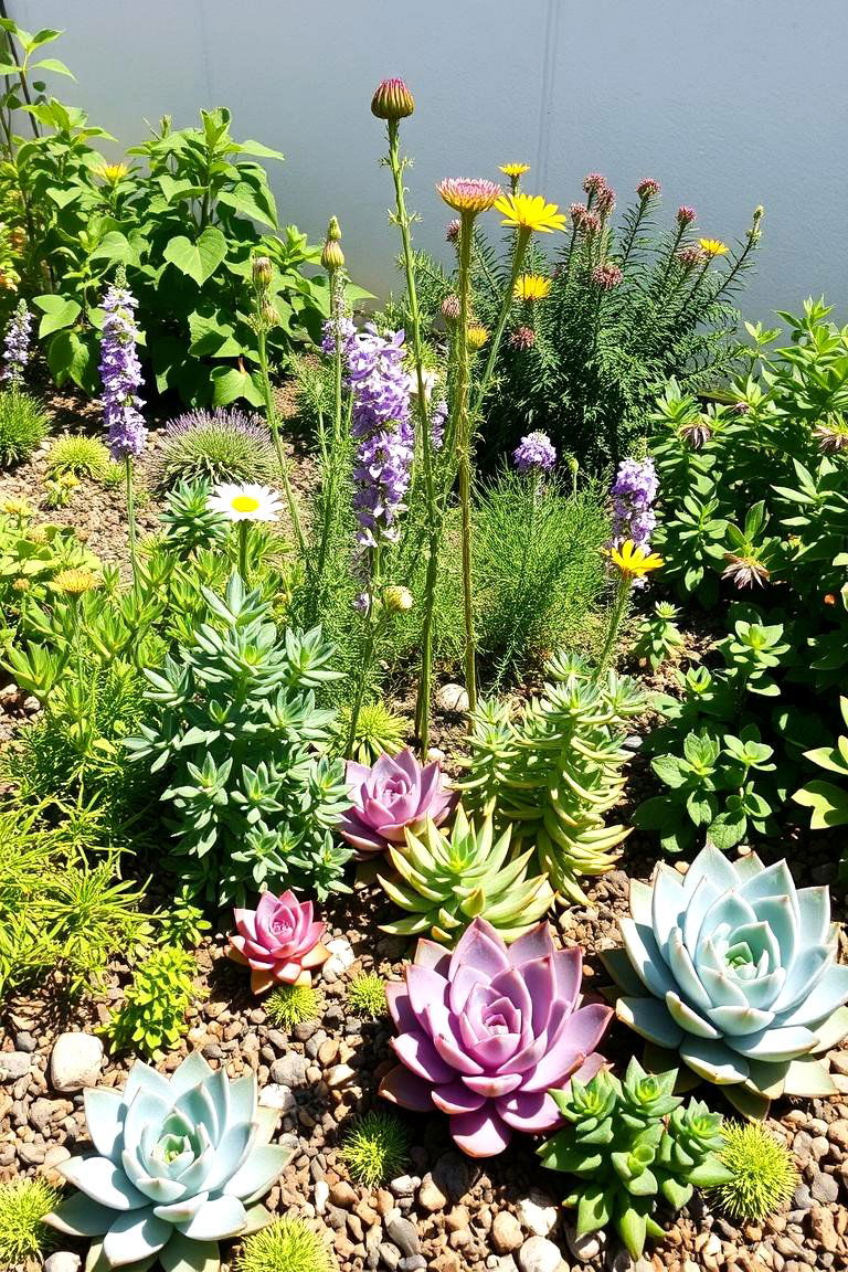 Herb and Succulent Fusion Garden - 24 Succulent Garden Ideas