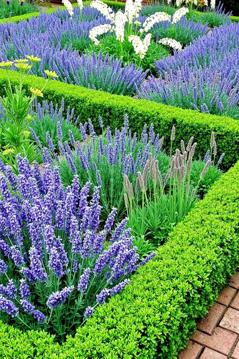 Herbaceous Border Parterre - 24 Parterre Garden Ideas