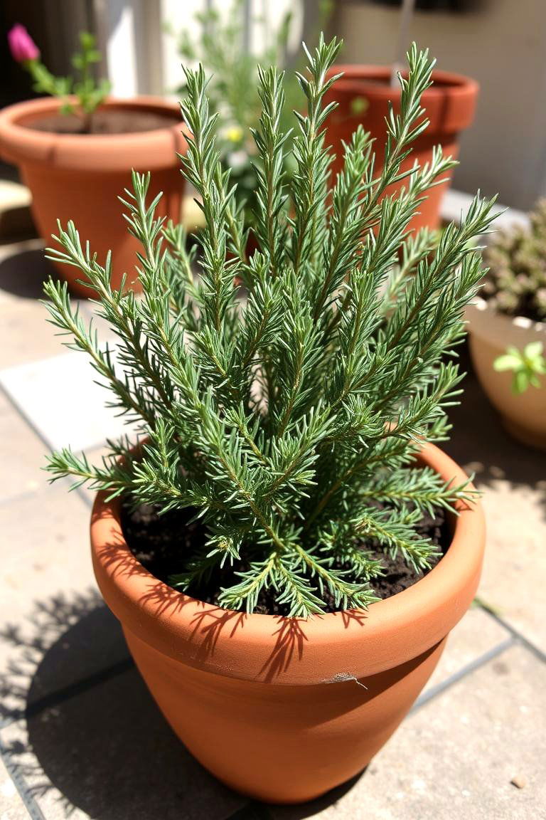 Herbs Rosemary Fragrant and Functional - 24 Outdoor Plants for Patio