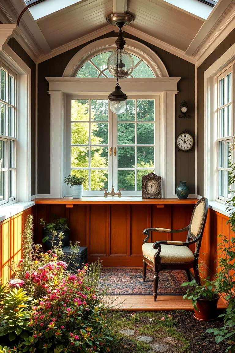 Heritage Inspired Garden Office with Classic Design - 24 Garden Office Ideas