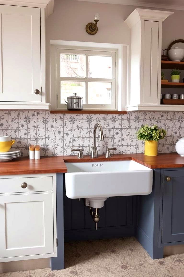 Heritage Kitchen Sink - 24 Tudor Kitchen Ideas