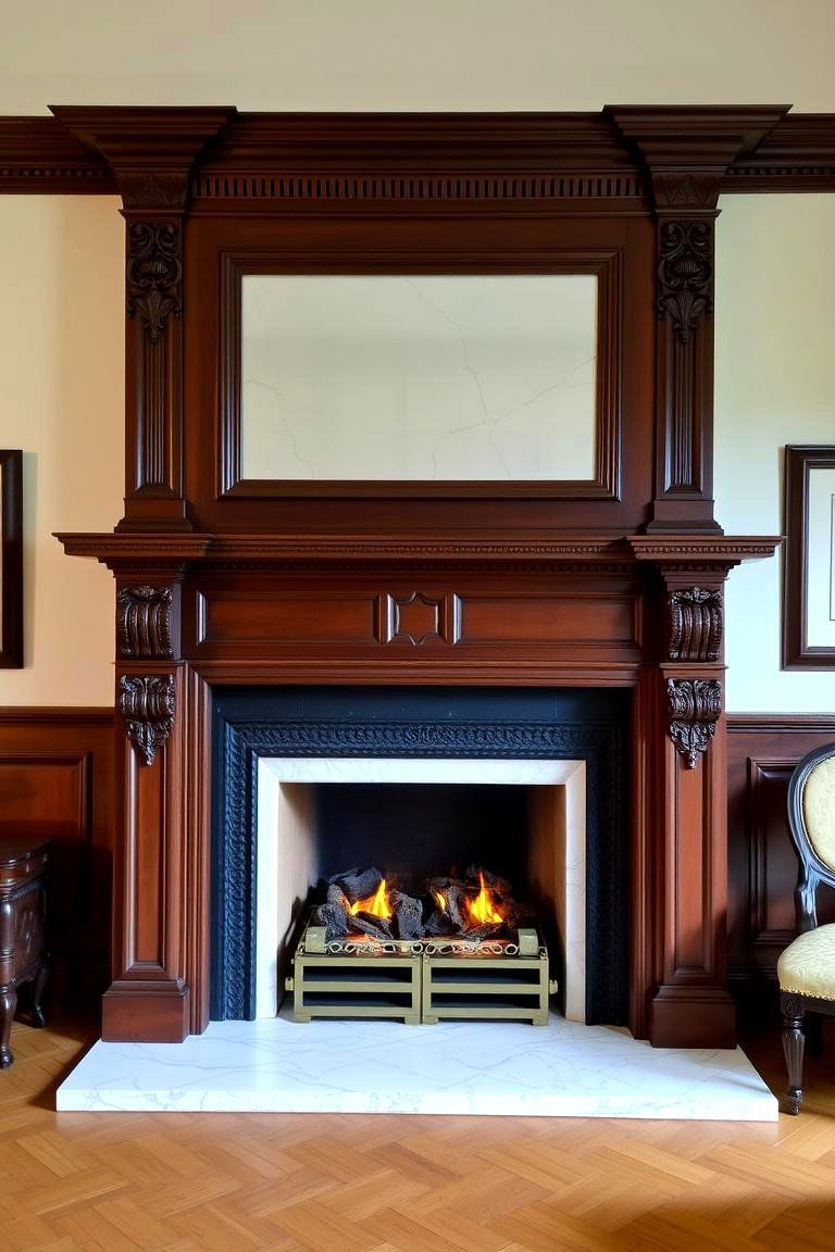 Heritage Revival Design - 24 Double-sided Fireplace Ideas