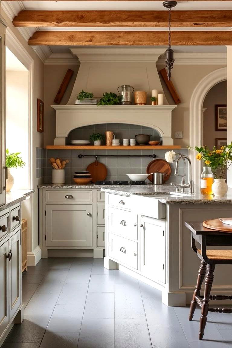 Heritage with a Modern Twist - 24 Kitchens With Grey Floors