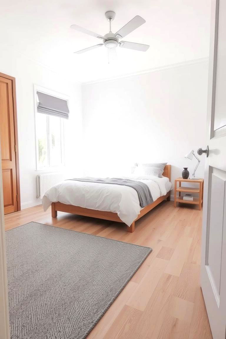 Herringbone Patterned Flooring or Rug - 24 Paris-themed Bedroom Ideas