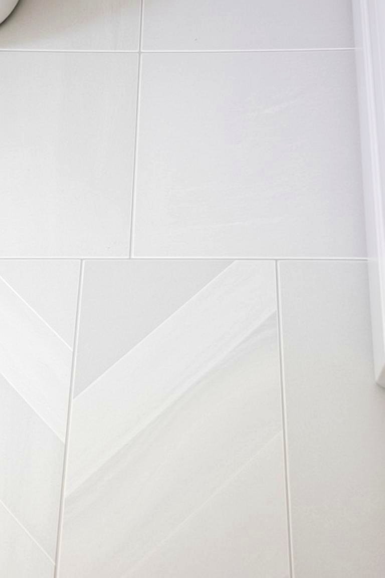 Herringbone Tile Pattern - 24 Industrial Bathroom Ideas