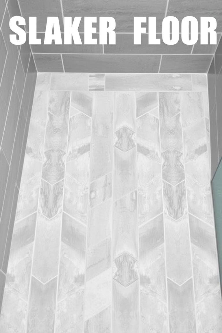 Herringbone Tile Pattern - 24 Shower Floor Tile Ideas
