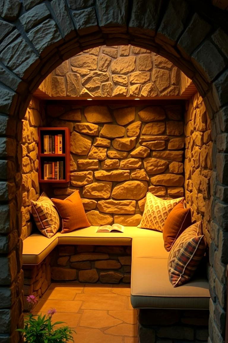Hidden Cozy Reading Alcove - 24 Sunken Patio Ideas
