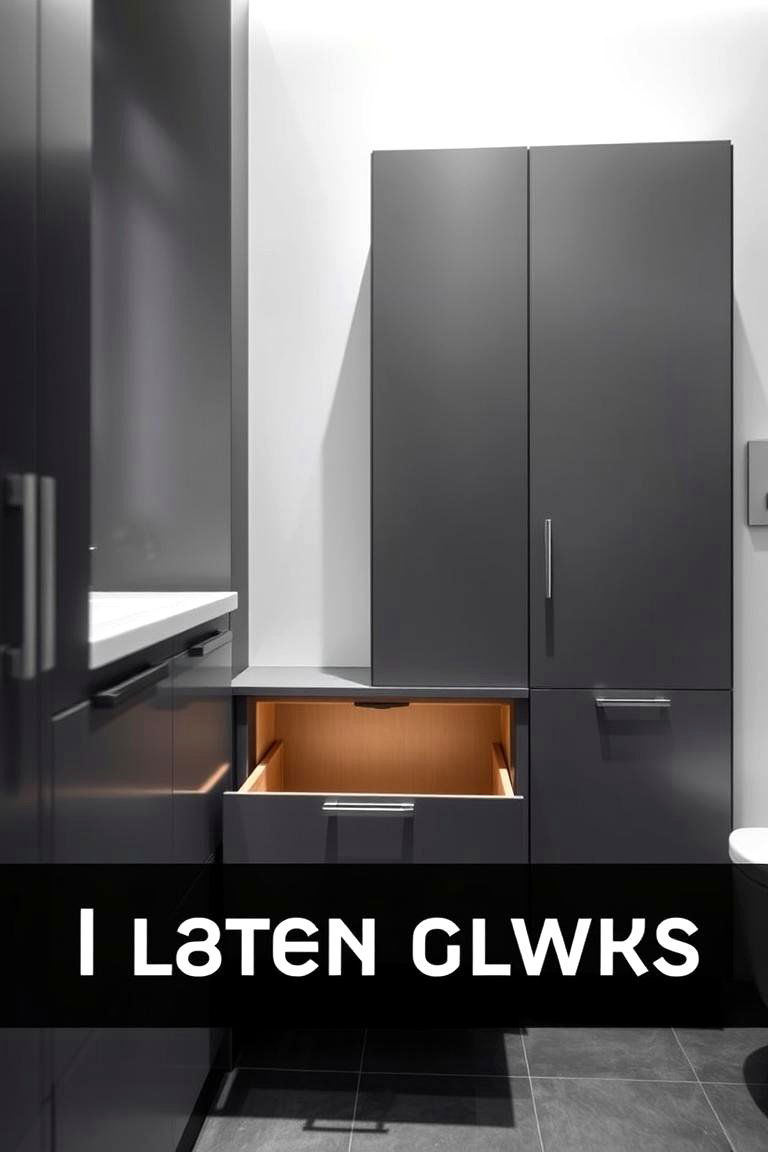 Hidden Drawer Storage - 24 Toilet Paper Storage Ideas