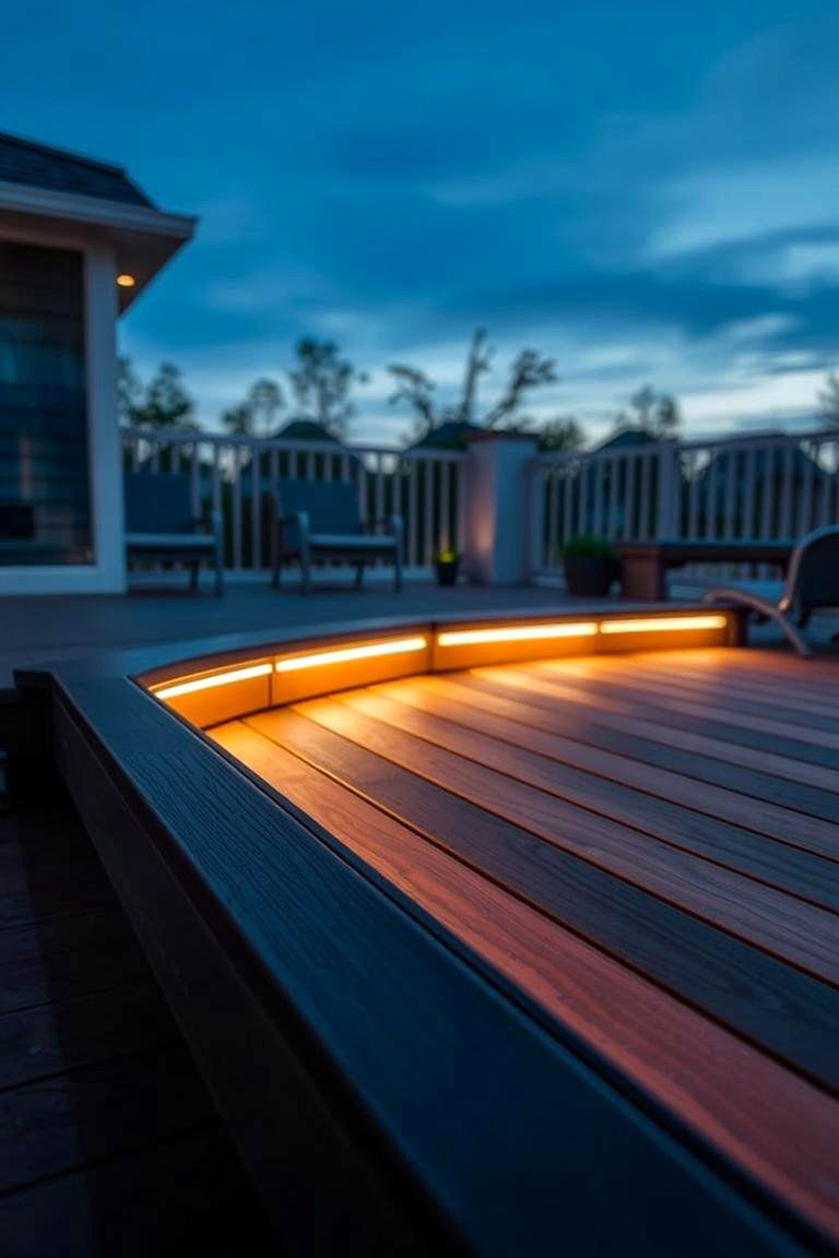 Hidden Fascia with Integrated Lighting - 24 Deck Fascia Ideas