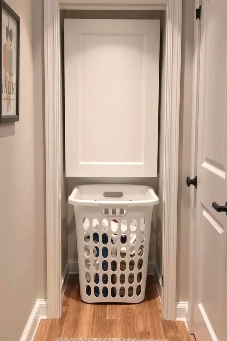 Hidden Laundry Hamper - 24 Entry Closet Ideas