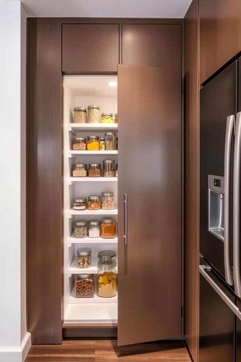Hidden Pantry Door - 24 Corner Pantry Ideas
