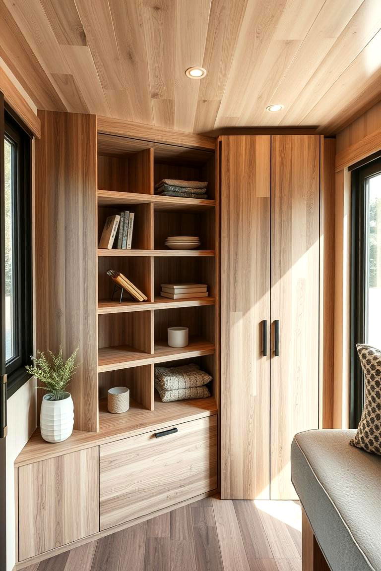Hidden Storage Compartments - 24 Tiny House Design Ideas