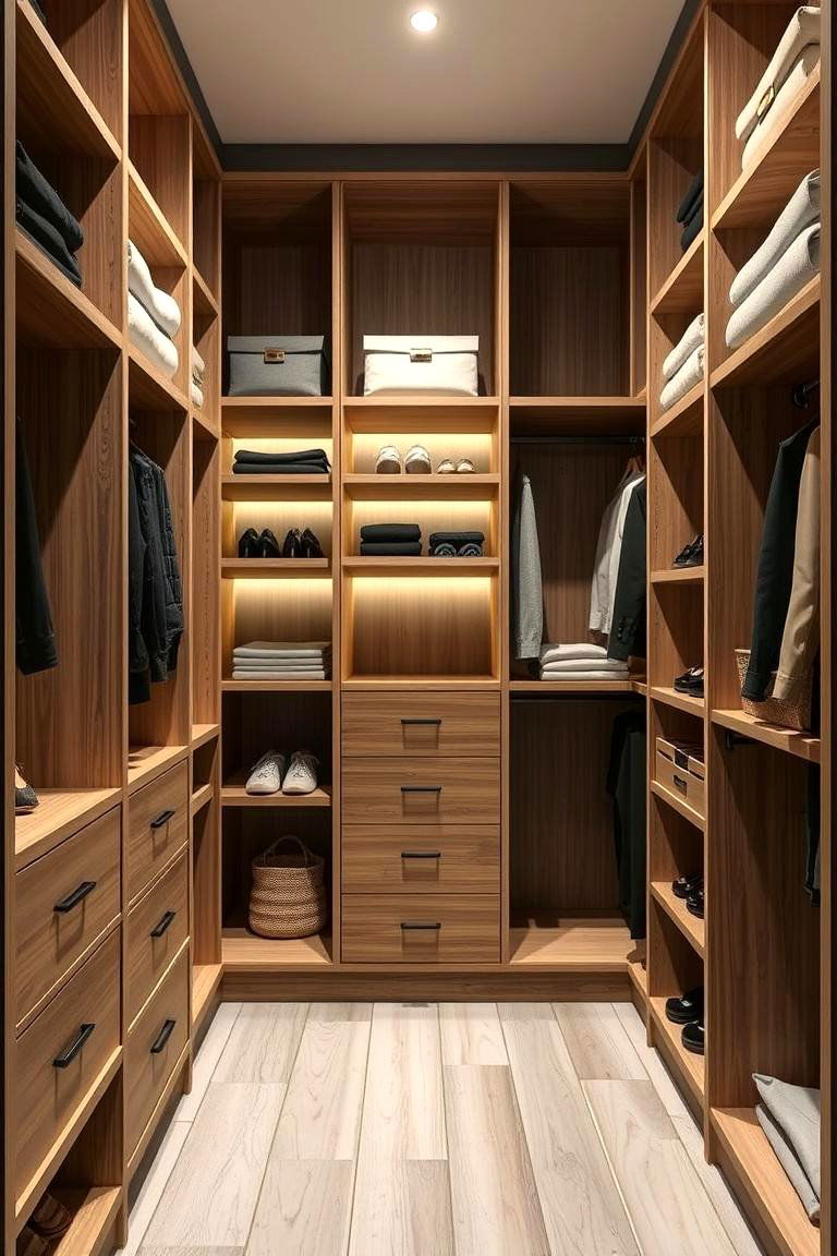 Hidden Storage Compartments - 24 Walk in Closet Ideas