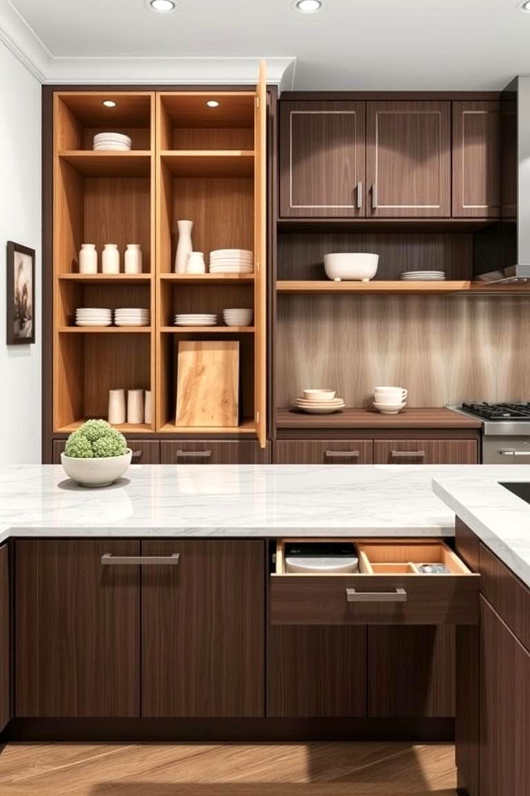 Hidden Storage Innovations - 24 Cashmere Kitchen Ideas