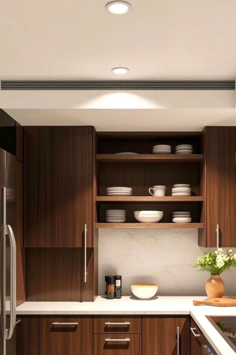 Hidden Storage Soffit Innovation - 24 Kitchen Soffit Ideas