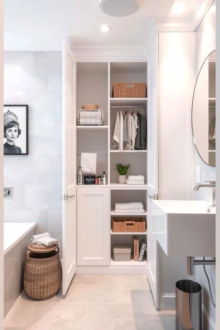 Hidden Storage Solutions - 24 Spa Like Bathroom Ideas