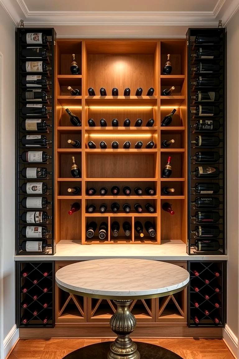 Hidden Wine Rack Alcove - 24 Alcove Ideas