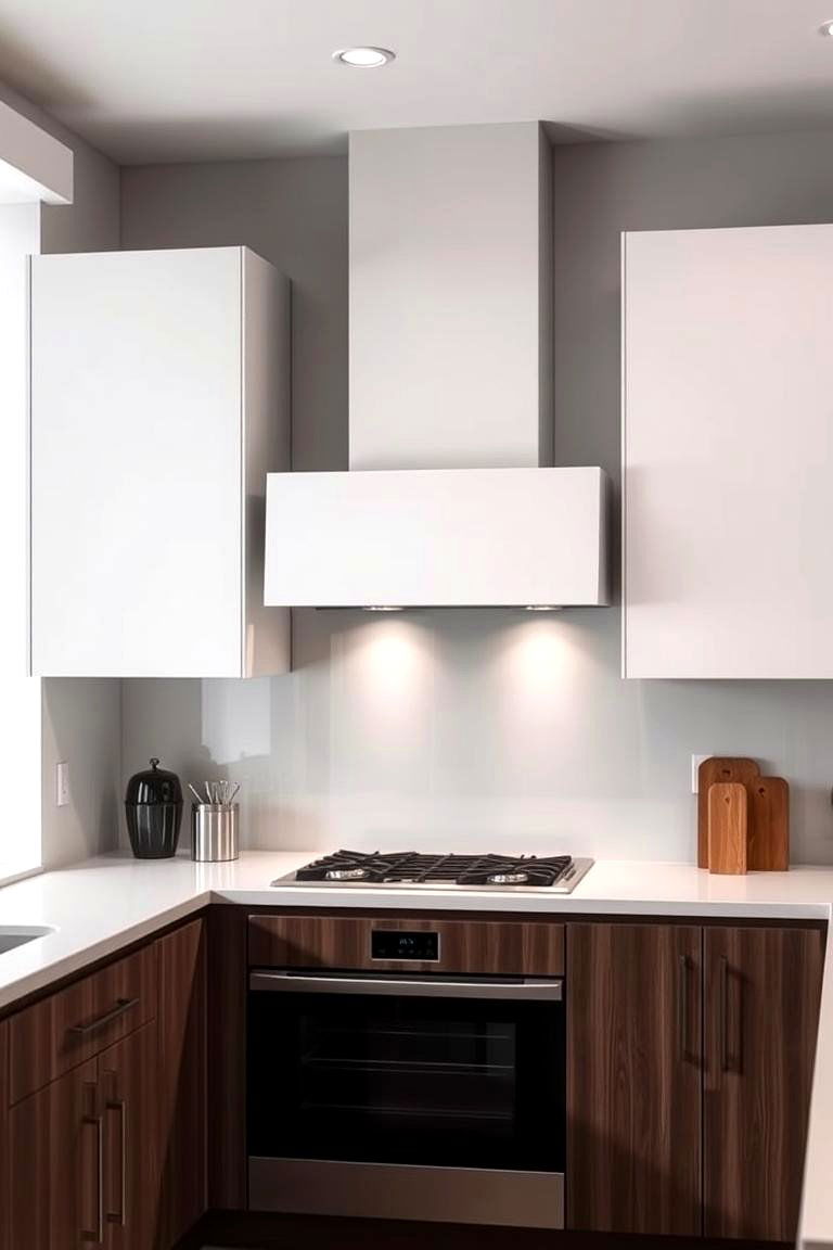 Hidden and Sleek Range Hood - 24 Range Hood Ideas