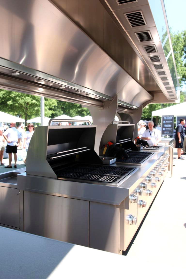 High Capacity Commercial Grill Station - 24 Grill Station Ideas