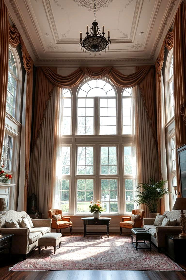 High Ceilings and Tall Windows - 24 Victorian Interior Design Ideas