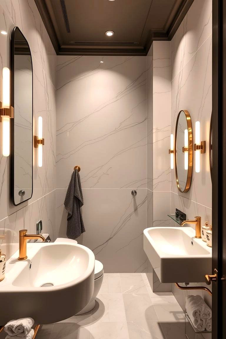 High End Fixtures Focus - 24 Ensuite Bathroom Ideas