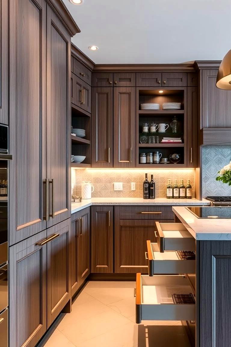 High End Luxury Cabinets - 24 Kitchen Cabinet Ideas