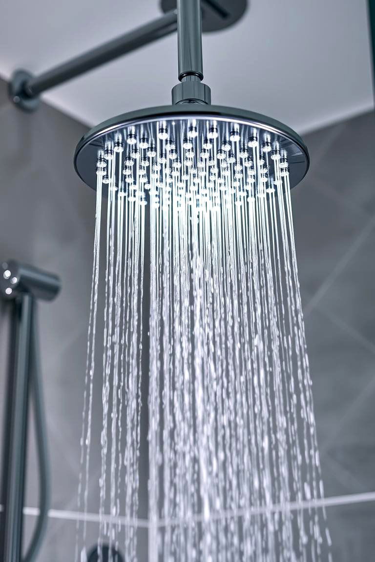 High End Shower Fixtures - 24 Elegant Bathroom Decor Ideas