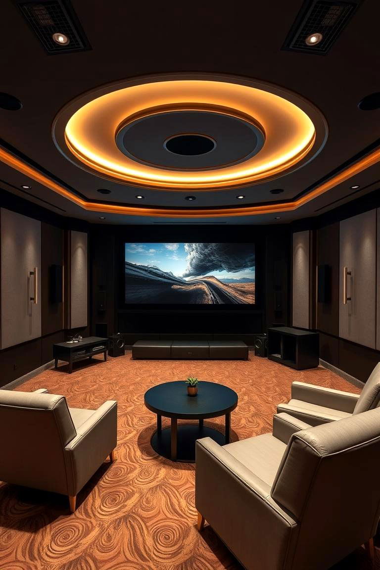 High Fidelity Audio Visual Suite - 24 Luxury Game Room Ideas