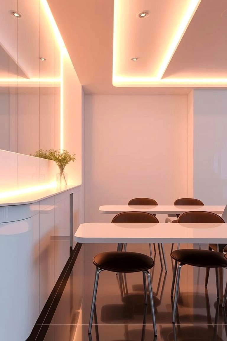 High Gloss Chair Rail - 24 Chair Rail Ideas