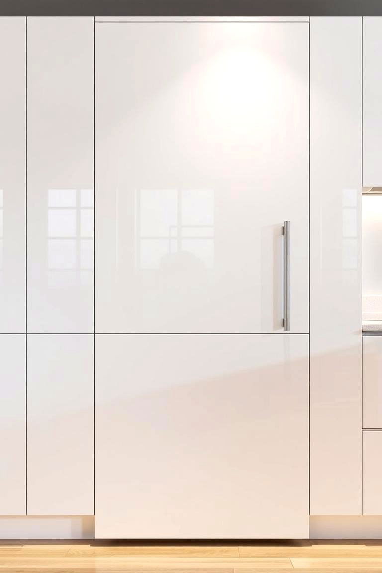 High Gloss Contemporary Door - 24 Kitchen Door Design Ideas