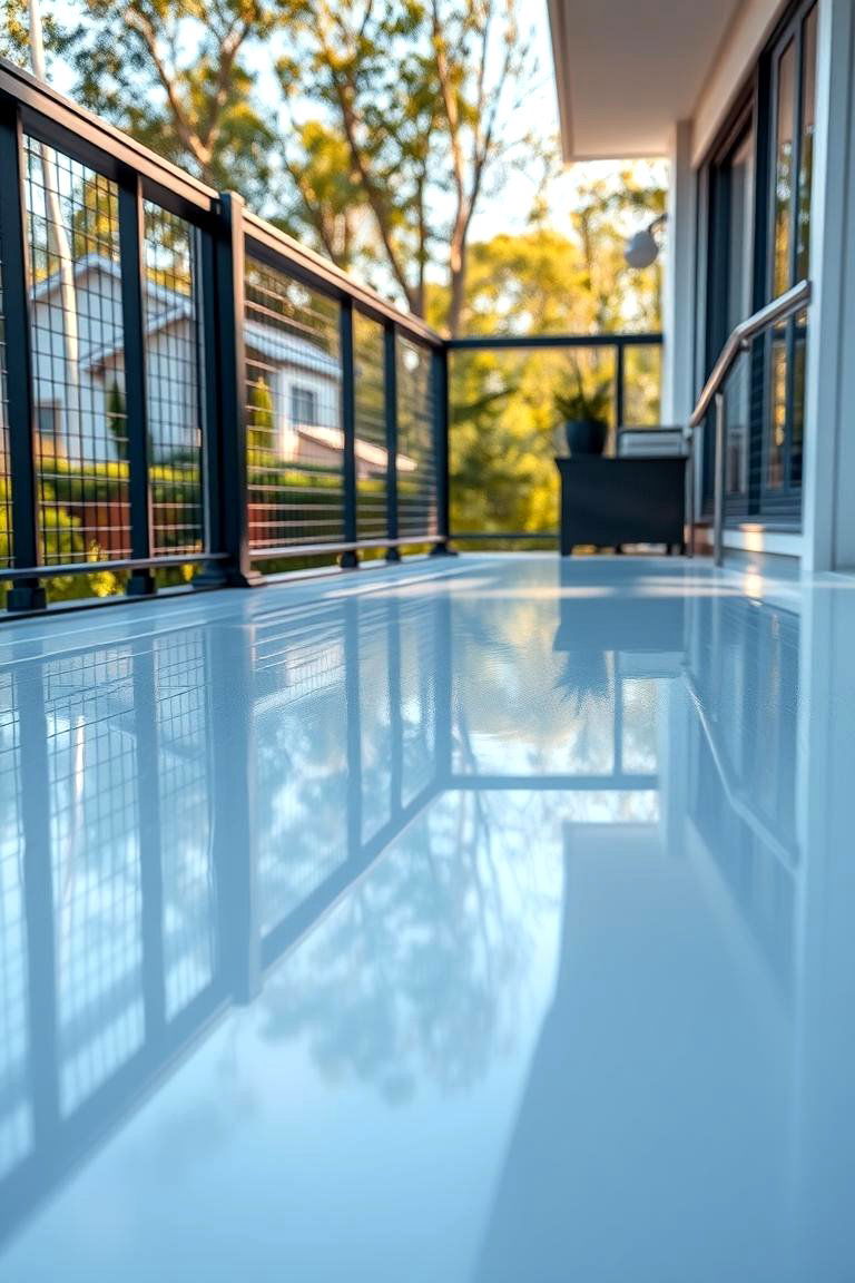 High Gloss Finish Skirting - 24 Deck Skirting Ideas