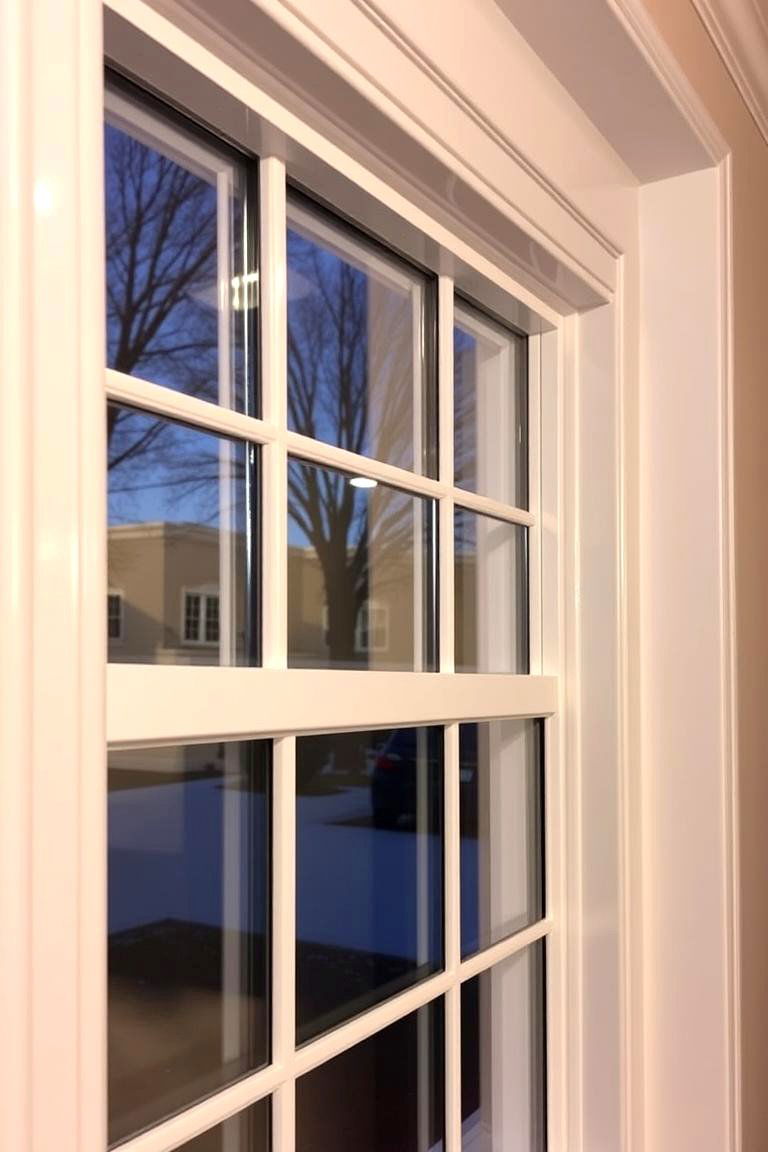 High Gloss Trim for a Polished Finish - 24 Modern Window Trim Ideas