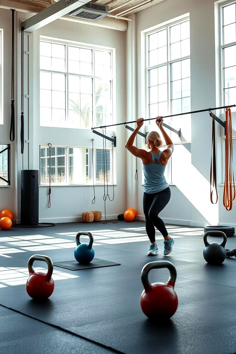High Intensity Interval Training HIIT Zone - 24 Home Gym Ideas