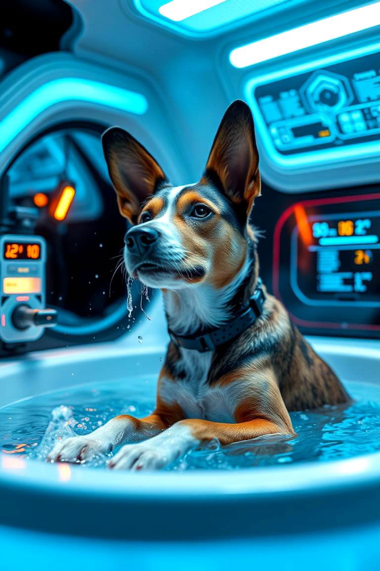 High Tech Dog Bath Experience - 24 Dog Wash Station Ideas