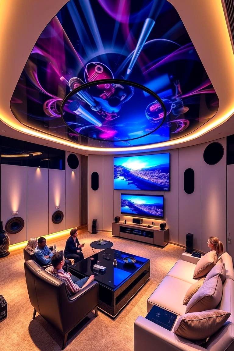 High Tech Entertainment Hub - 24 Penthouse Design Ideas